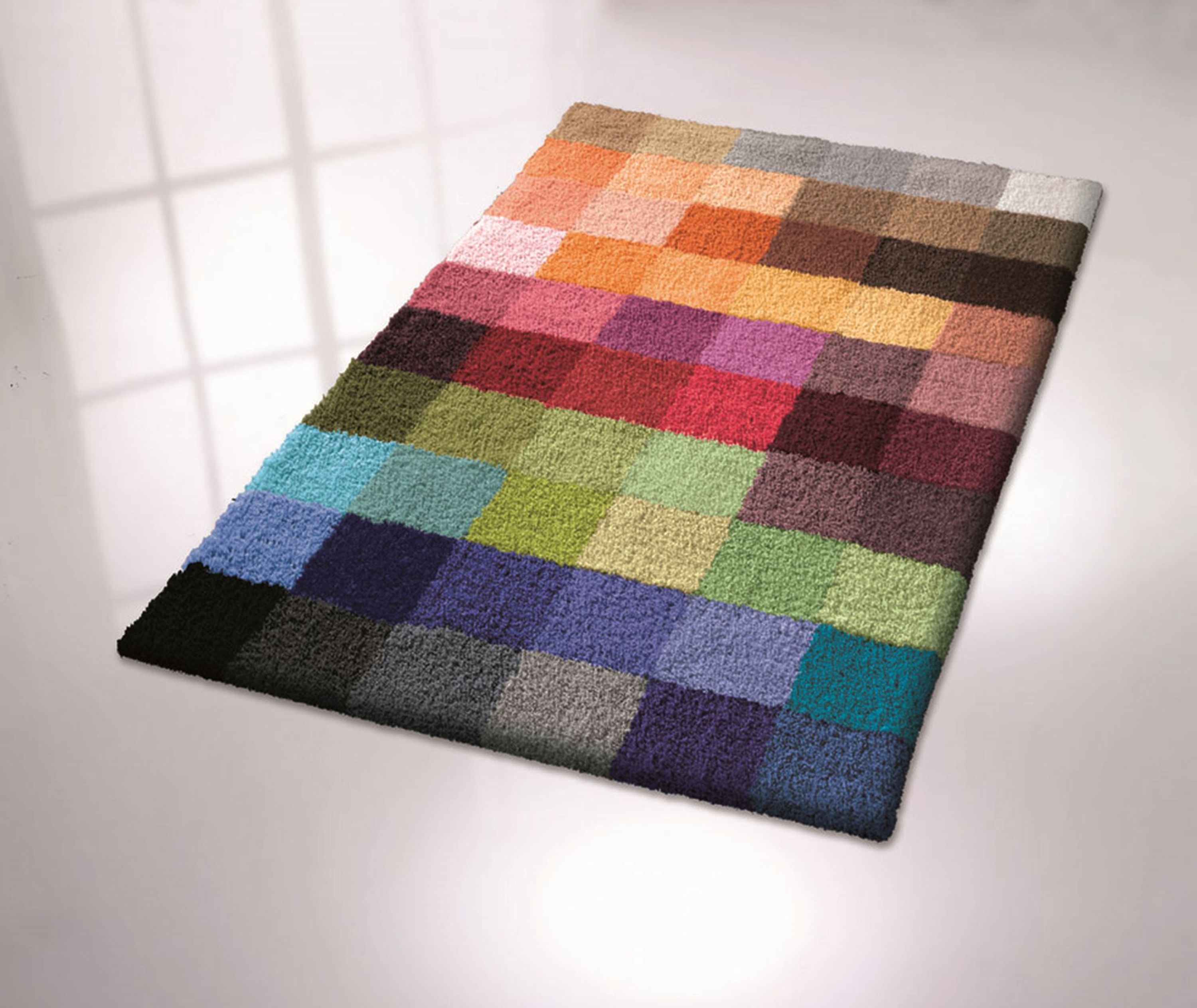 Kleine Wolke Cubetto dywanik łazienkowy 120x75 cm prostokątny mix kolorów Multikolor 8821148449