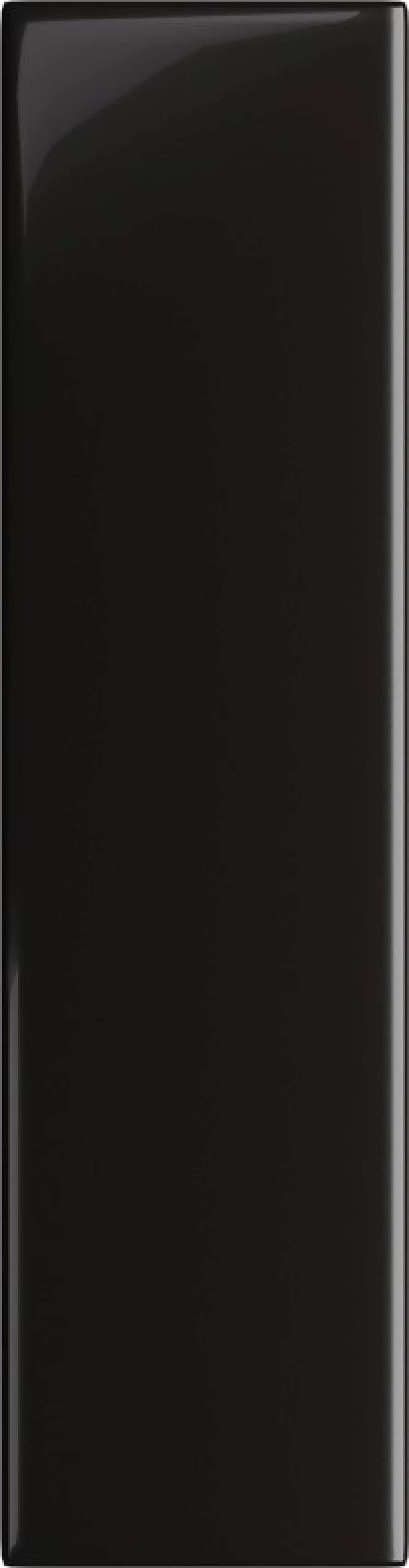 Tubądzin Masovia płytka ścienna 29,8x7,8 cm czarna