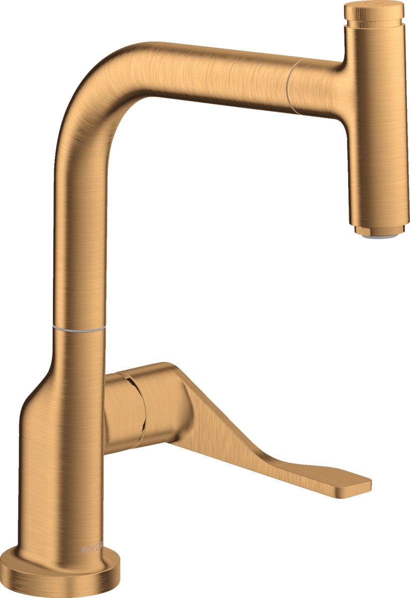 Axor Citterio Select bateria kuchenna stojąca złoty optyczny szczotkowany 39861250