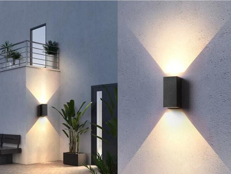 Abigali Modern kinkiet zewnętrzny 2x3W LED czarny KM2X3WW - Wysyłka w 24h