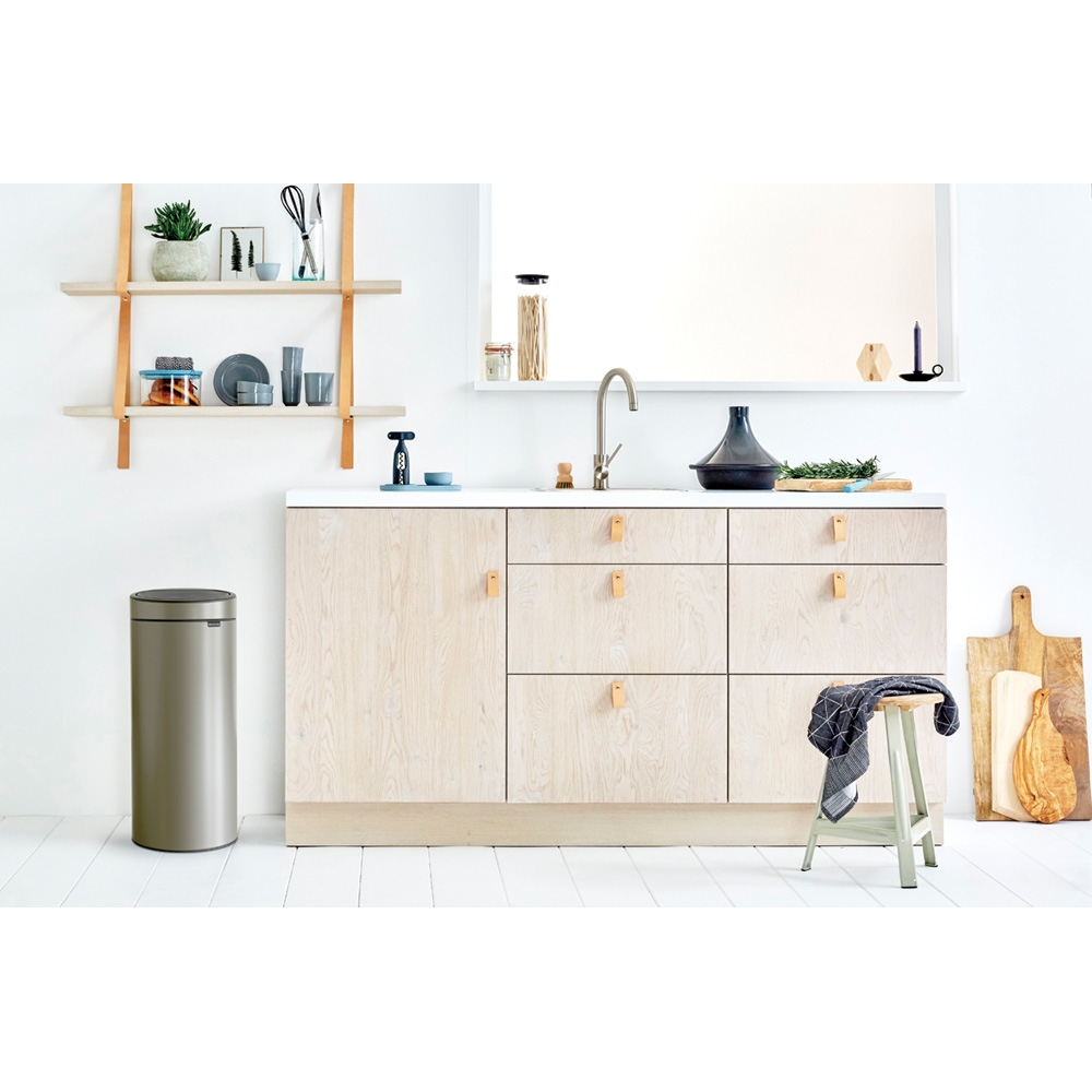 Brabantia Touch Bin New kosz na śmieci 30 l grafit 115363