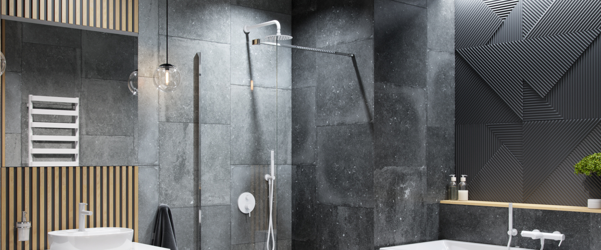 Excellent Pi zestaw prysznicowy podtynkowy z deszczownicą biały mat AREX.SET.1245WH - Wysyłka w 24h