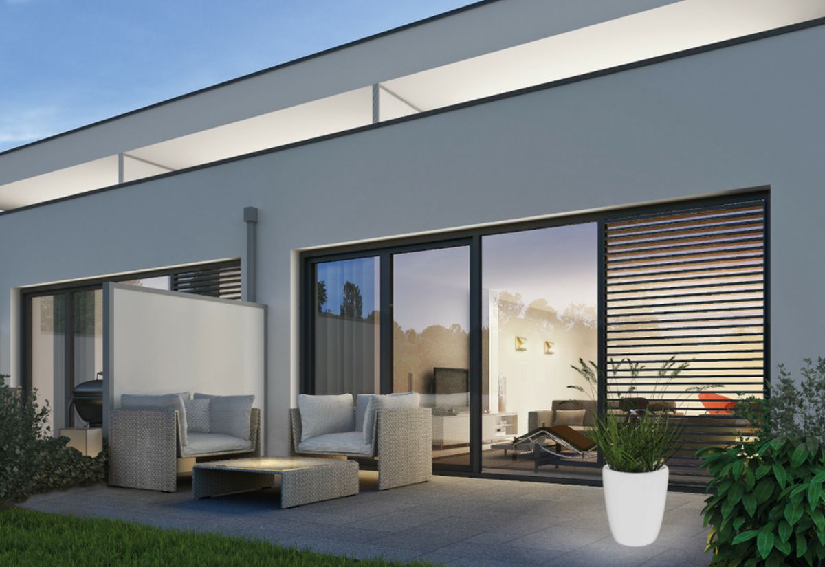 Nowodvorski Lighting Flowerpot lampa stojąca 1x60W biała 9711