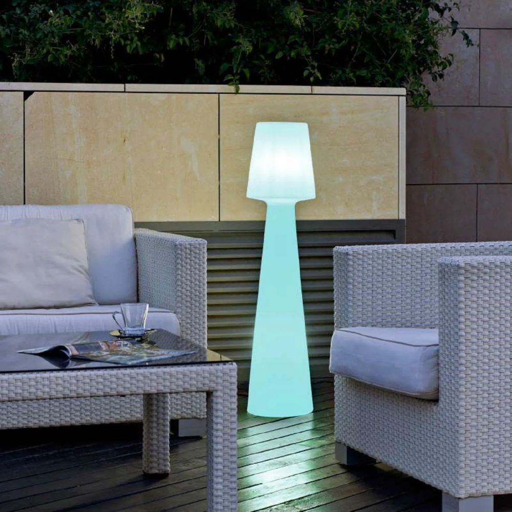 Abruzzo Gardena Moderno lampa stojąca 1x40 W biały ABR-LPZK-T8