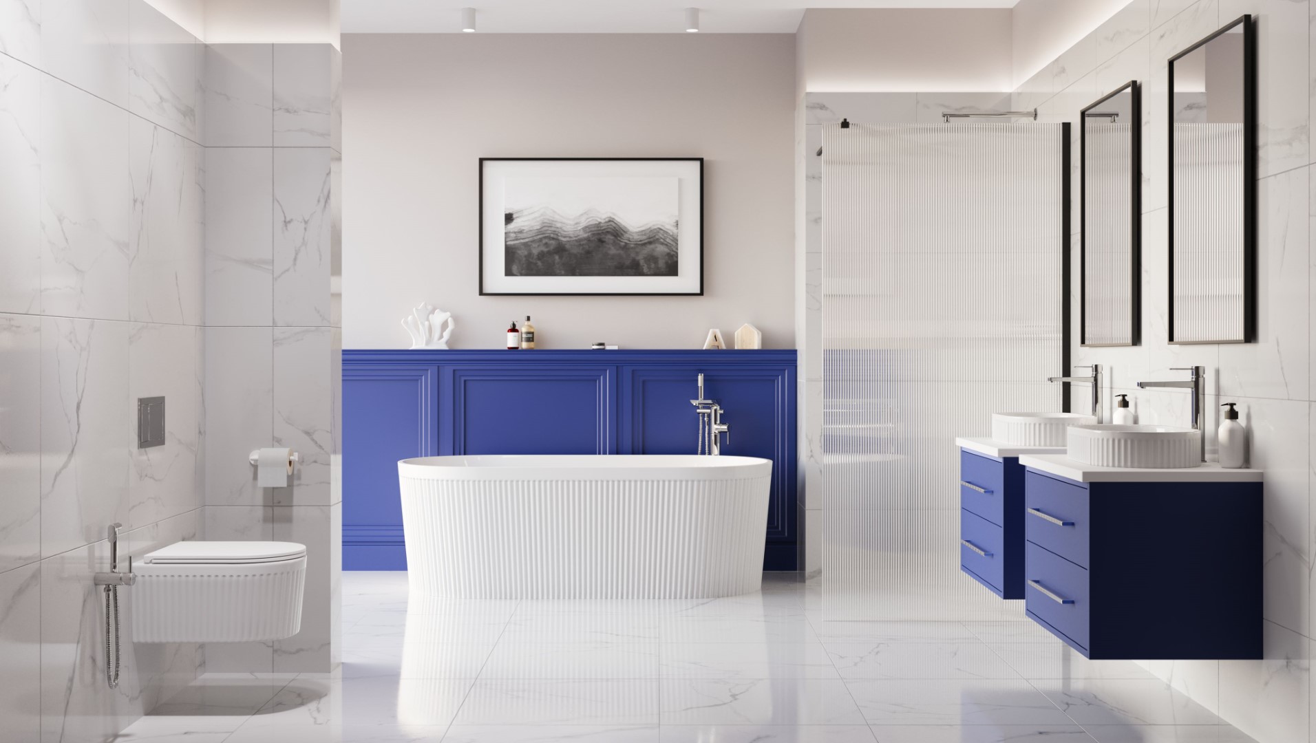 Invena Glamour wanna wolnostojąca 170x80 cm owalna biała AN-01-110