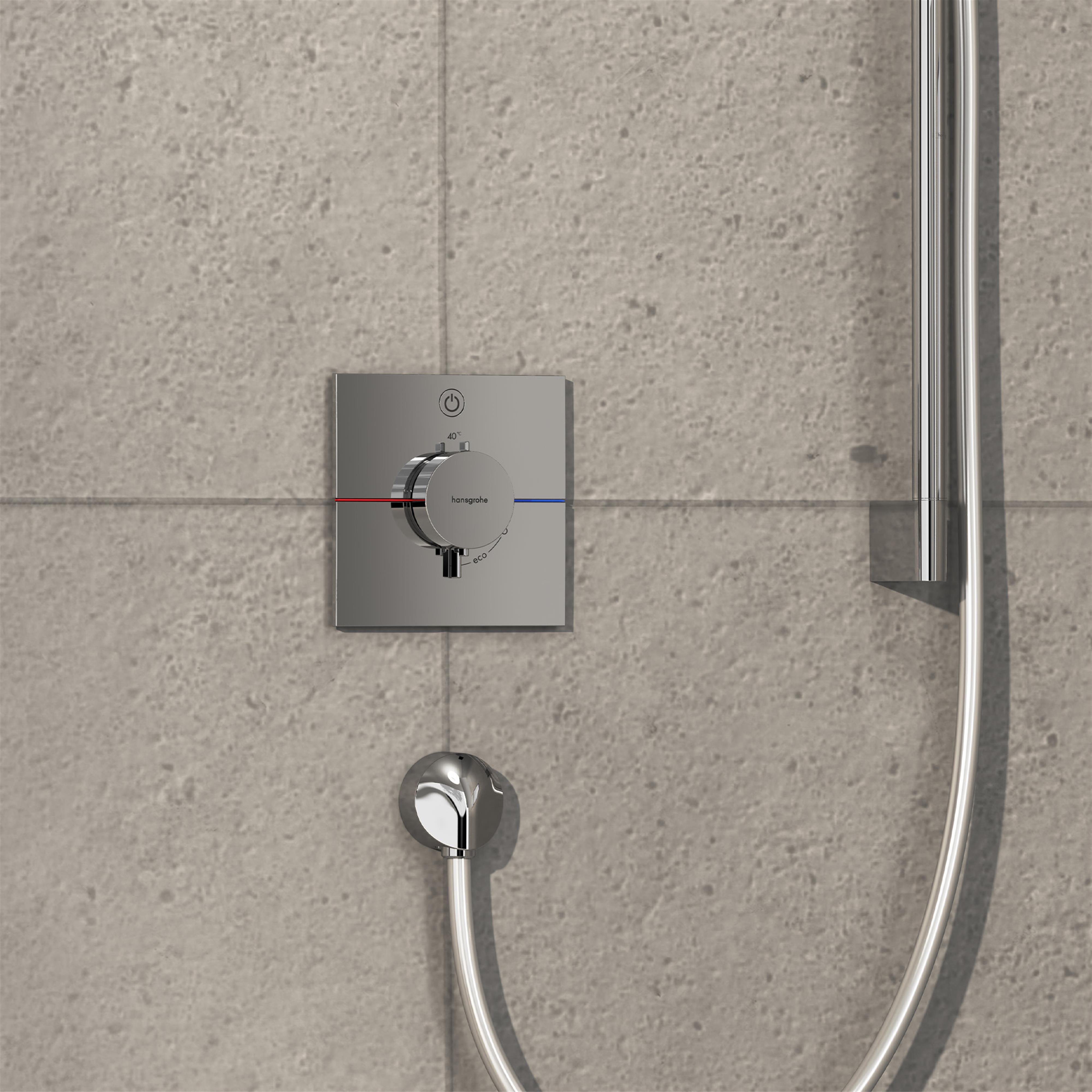 Hansgrohe ShowerSelect Comfort E bateria prysznicowa podtynkowa termostatyczna chrom 15571000