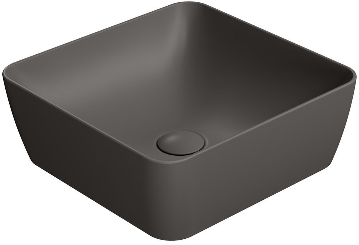 GSI Sand umywalka 38 cm nablatowa kwadratowa bistro mat 903816