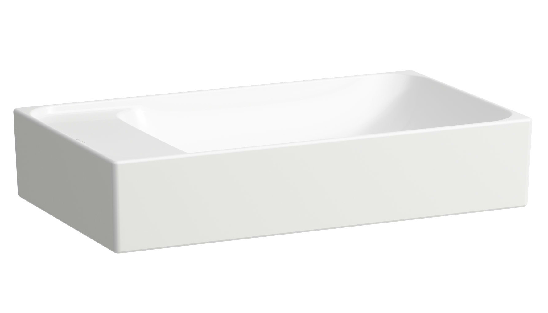 Laufen Meda umywalka 60x35 cm prostokątna nablatowa biała H8121134001121