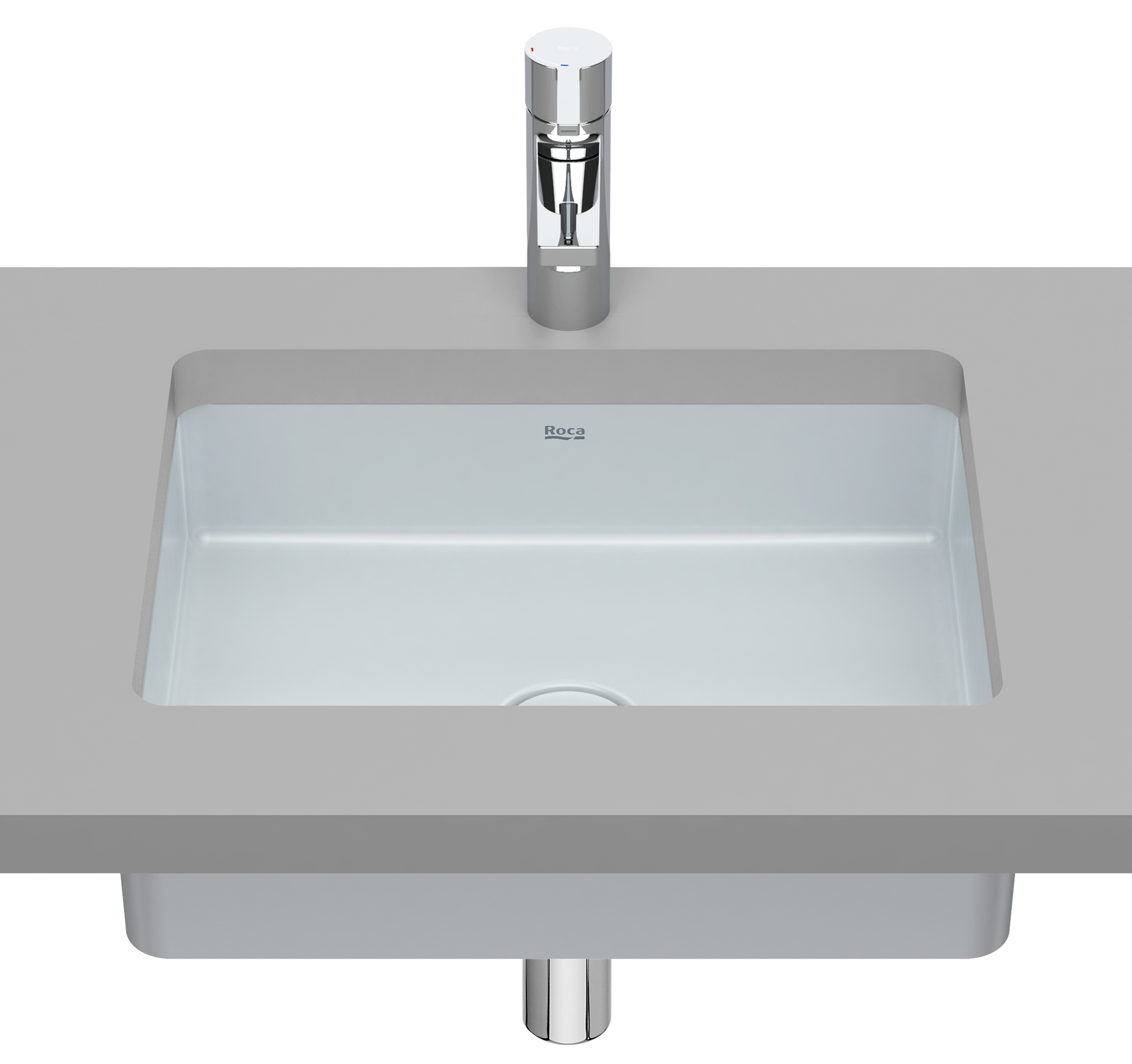 Roca Inspira umywalka 43x32,5 cm prostokątna podblatowa A327536630