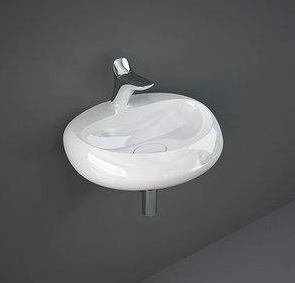 Rak Ceramics Rak Cloud umywalka 55x42,5 cm ścienna biała CLOWB5501AWHA