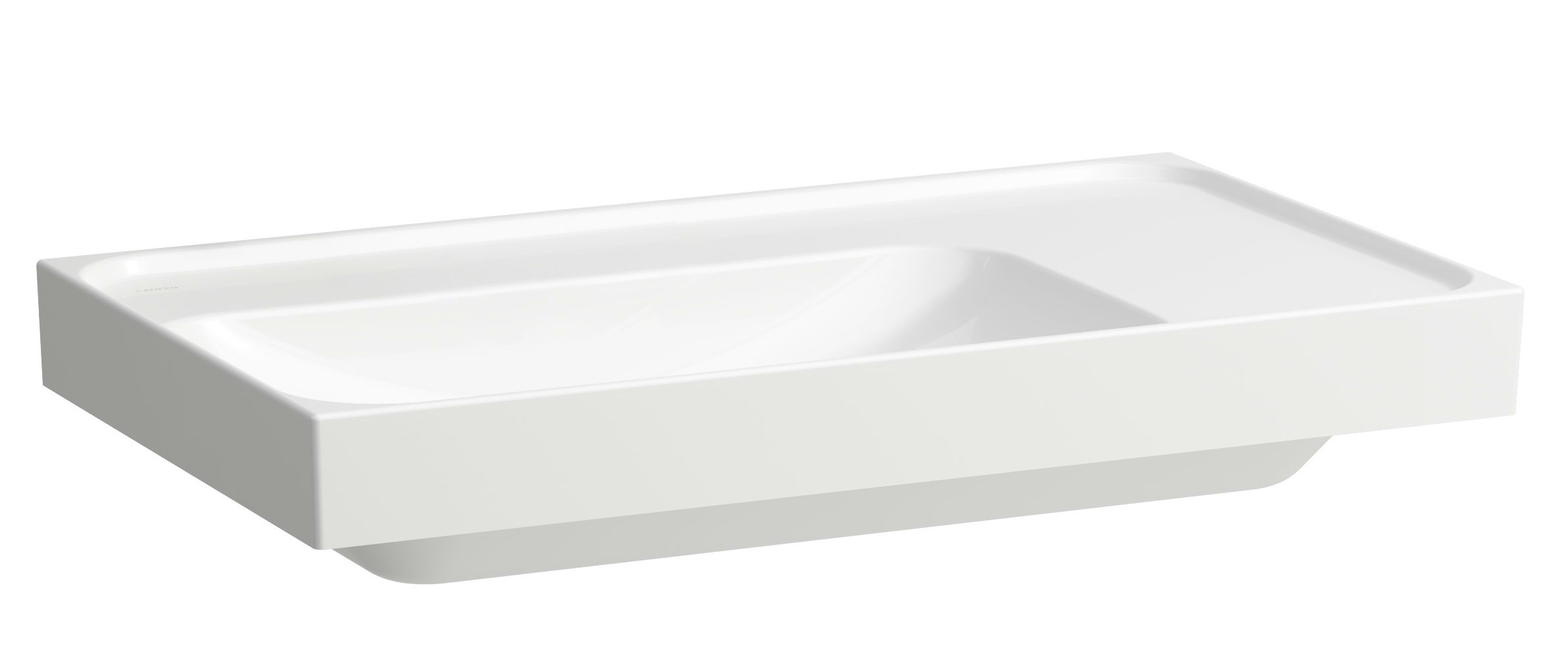 Laufen Meda umywalka 80x46 cm prostokątna ścienna-meblowa biała H8171160001091