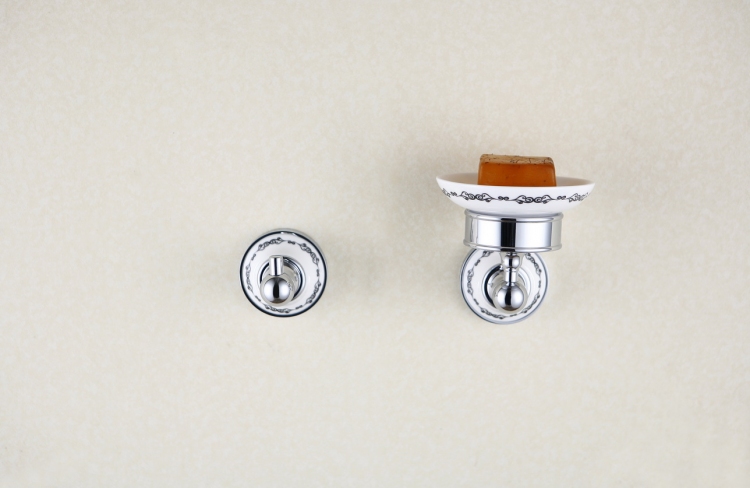 Art Platino Nikolas mydelniczka naścienna chrom/biały NIK-57070