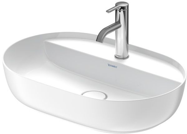 Duravit Luv umywalka 60x40 cm owalna nablatowa biała-dwukolorowa 03806026001