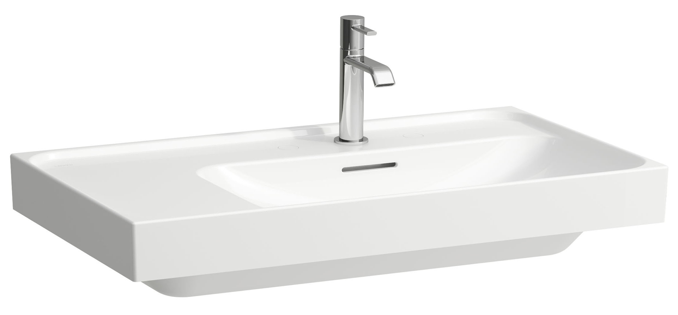 Laufen Meda umywalka 80x46 cm prostokątna ścienna-meblowa biała H8171157571041