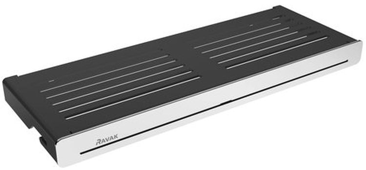 Ravak Slim półka 27,8 cm czarna-chrom X07P575