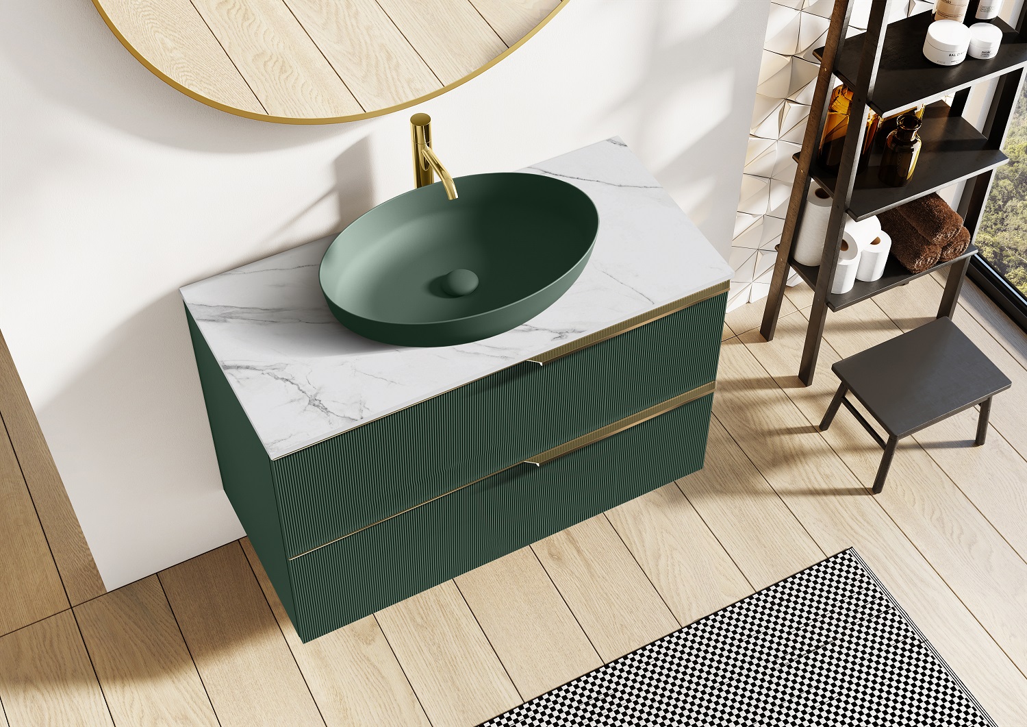 Elita korek do umywalki forest green matt RE090000047010 - Wysyłka w 24h