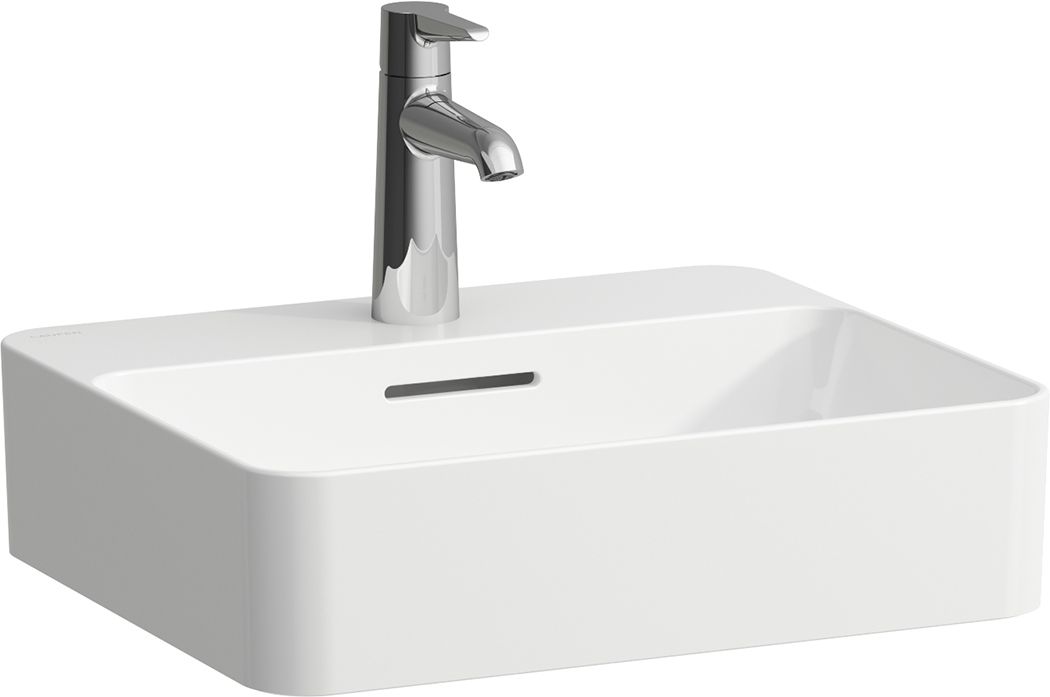 Laufen Val umywalka 45x38 cm prostokątna nablatowa biała H8122800001041