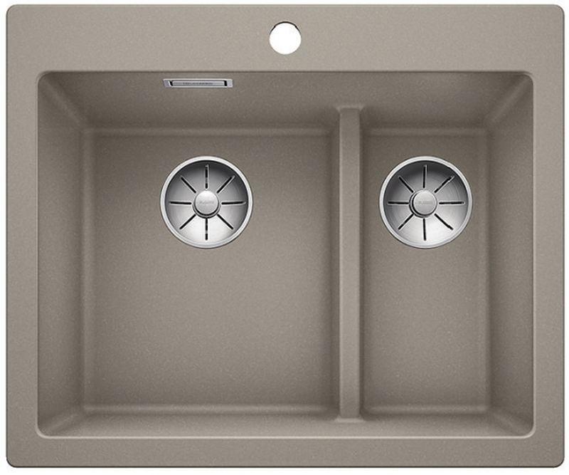 Blanco Pleon 6 Split zlewozmywak 61,5x51 cm z Silgranit PuraDur tartufo 521696