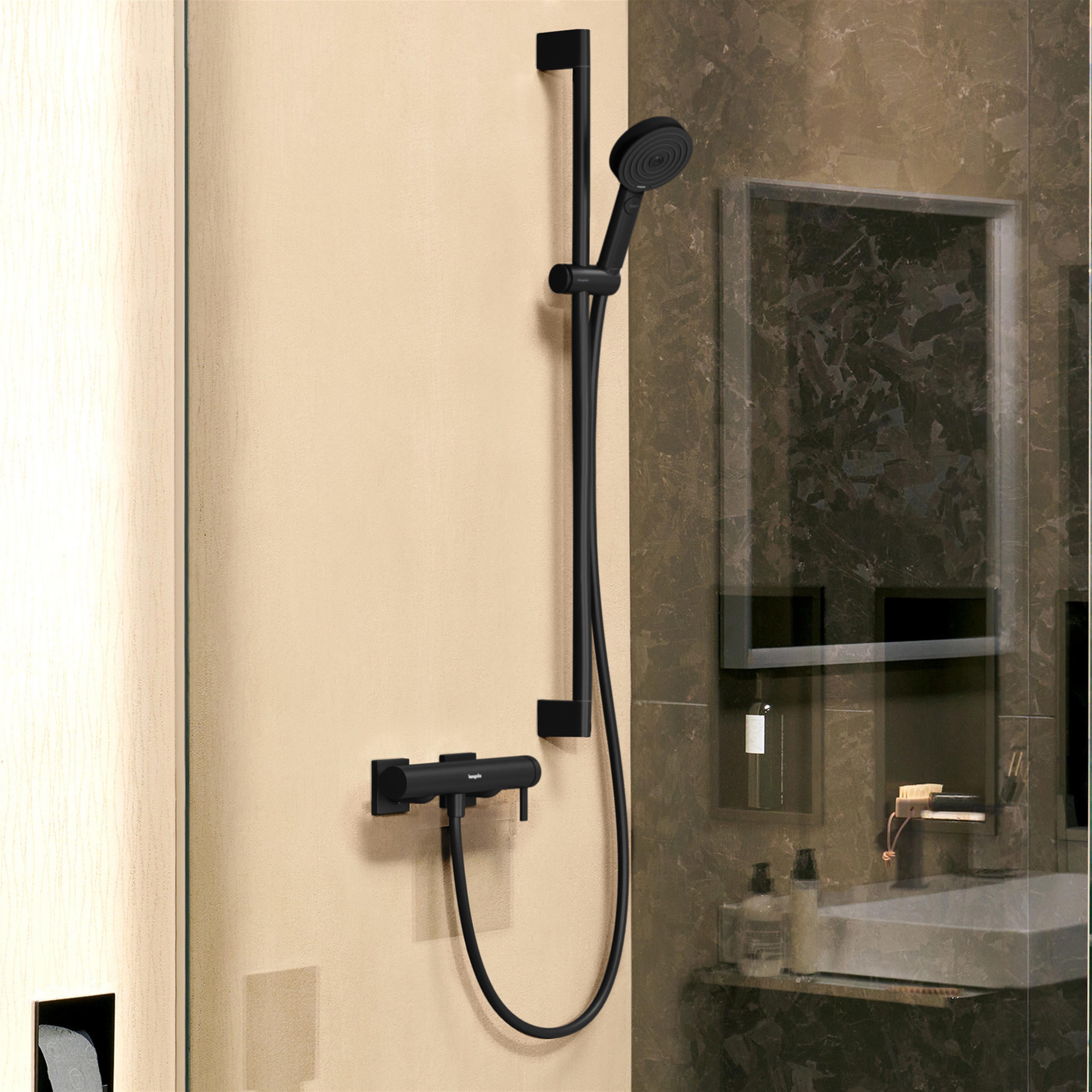 Hansgrohe Tecturis E bateria prysznicowa ścienna czarny mat 73620670 - Wysyłka w 24h