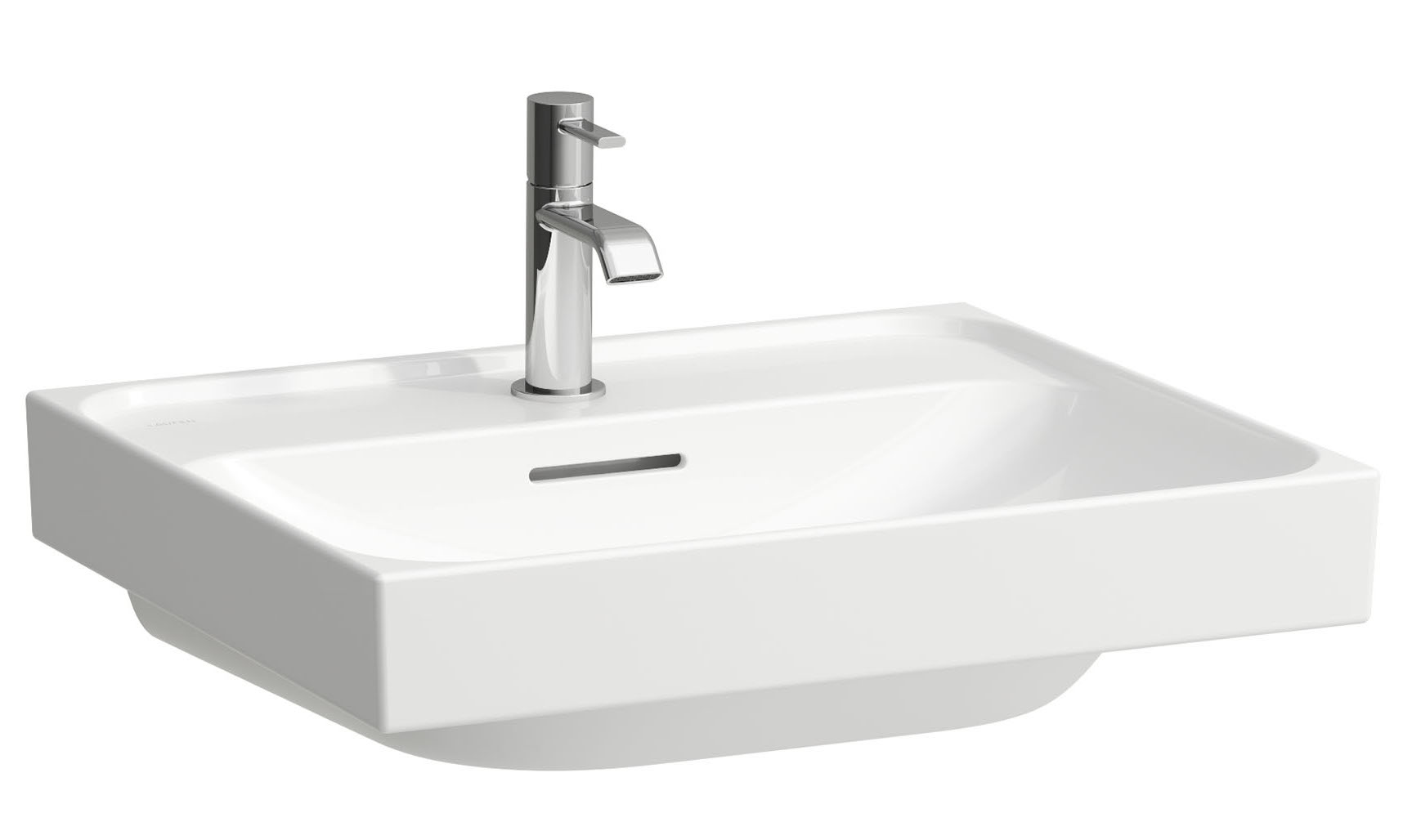 Laufen Meda umywalka 55x46 cm prostokątna ścienna-meblowa biały mat H8101127571091