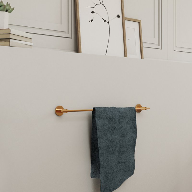 Steinberg 660 wieszak na ręcznik 60 cm ścienny różowe złoto 6602600RG