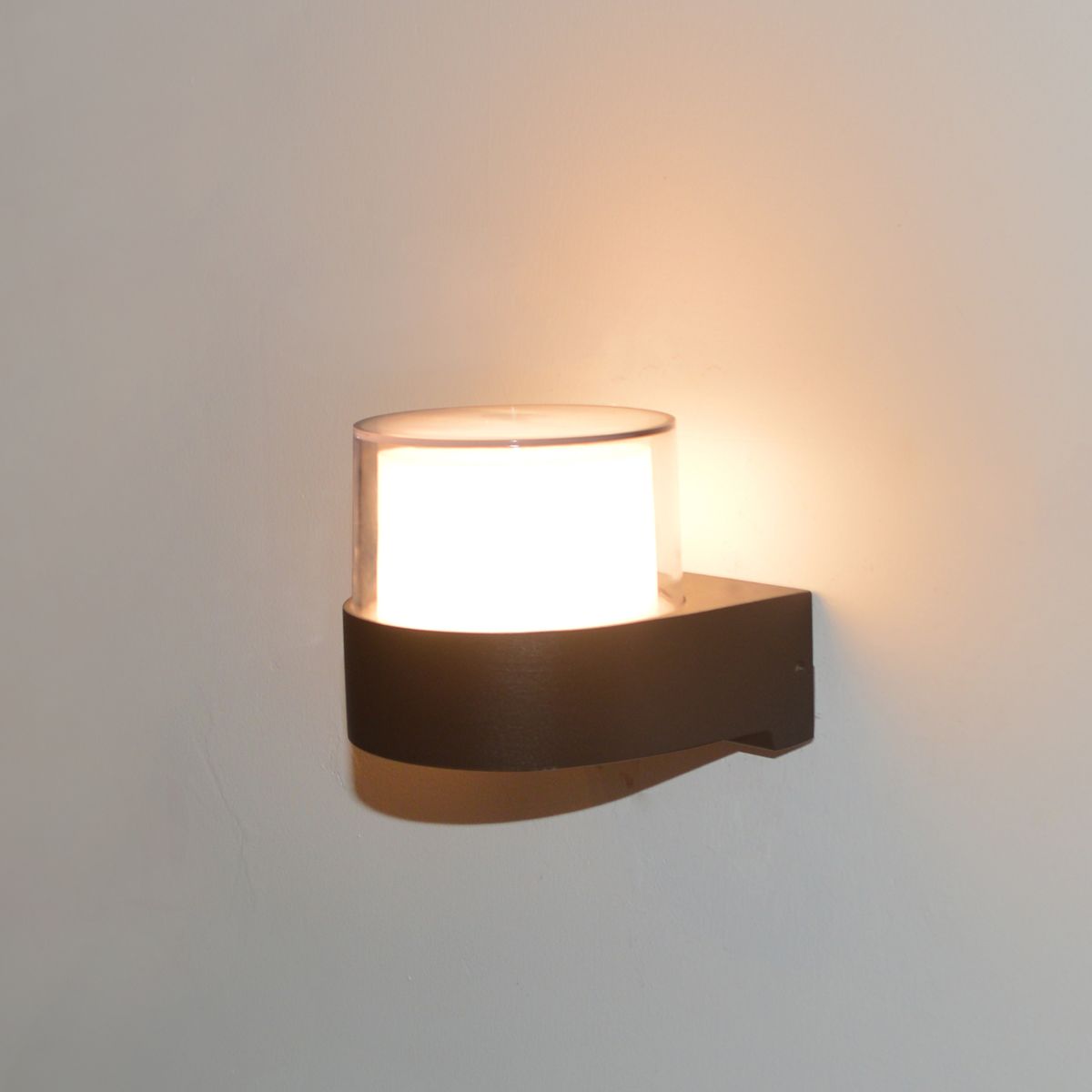 Italux Marti kinkiet zewnętrzny 1x5 W czarny OWL-4626-4K