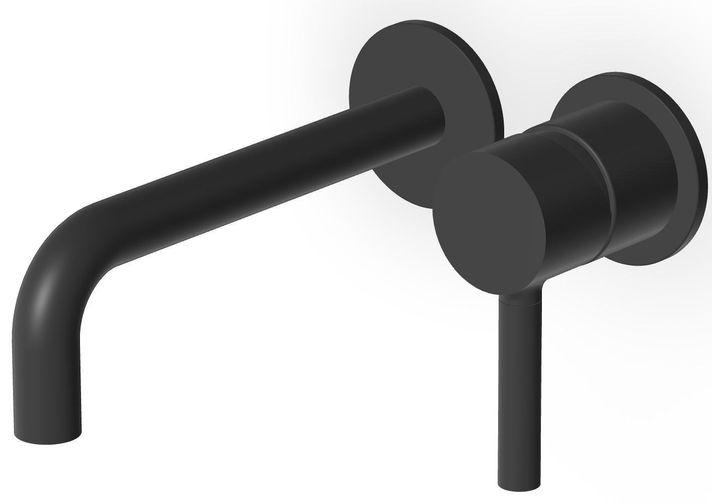 Zucchetti Pan bateria umywalkowa podtynkowa czarna ZP6030.N6