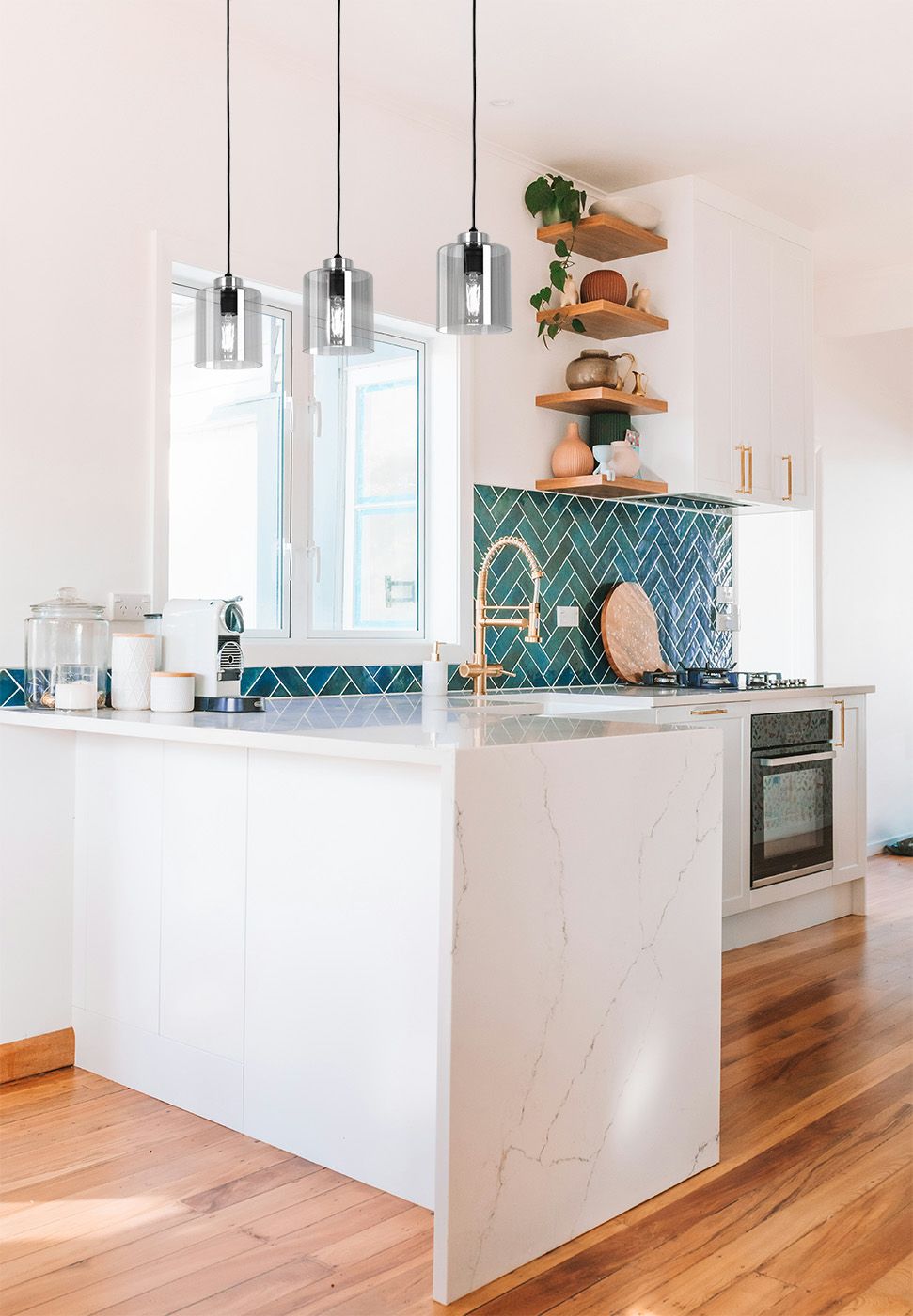 Kaja Luna lampa wisząca 1x15 W czarna-srebrna-grafitowa K-5525