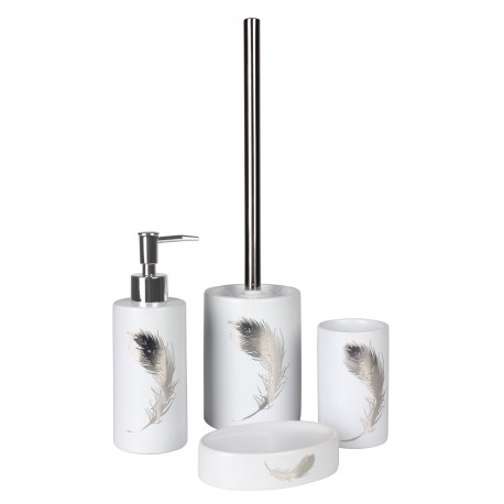 Splendid Piume mydelniczka stojąca biała LA-PIUME-MYDELN-BIA