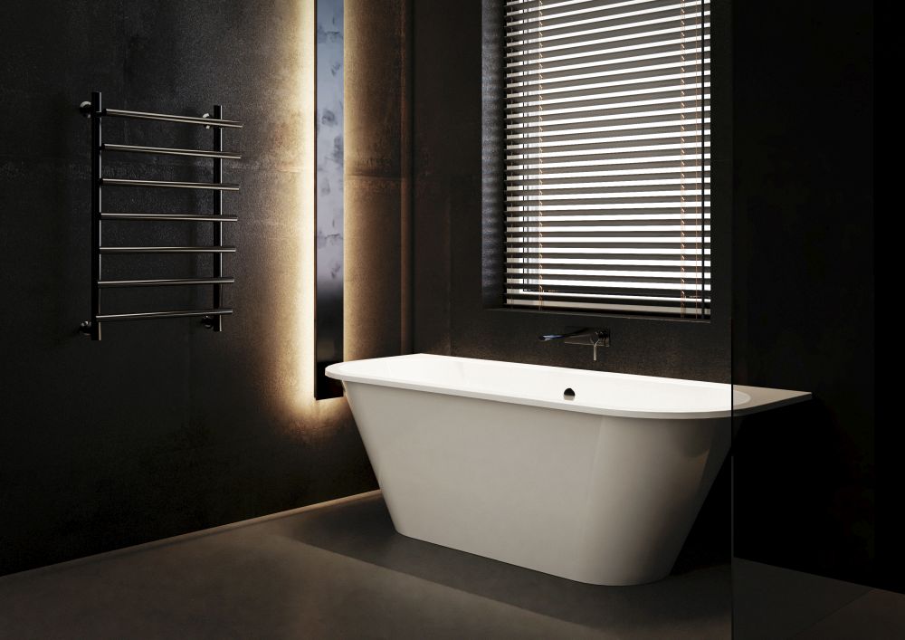 Miraggio Albenia wanna przyścienna 170x70 cm biały połysk 0000595