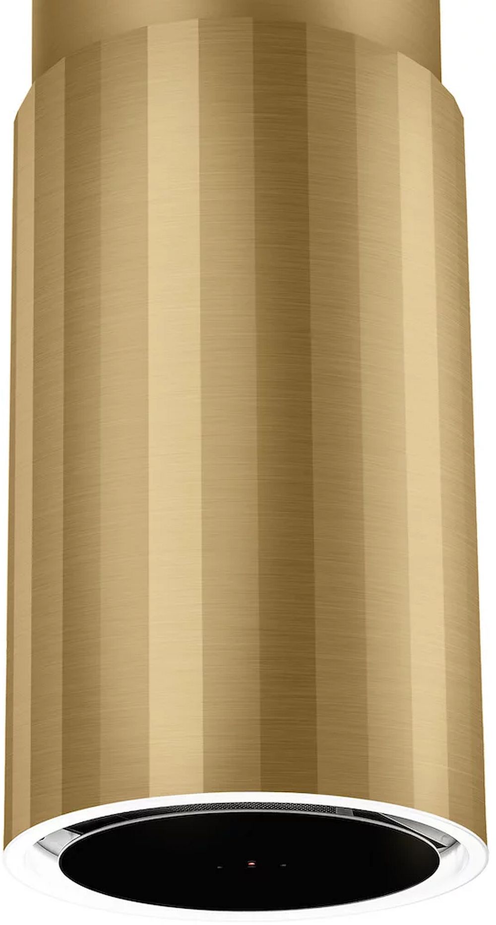 Ciarko Design Roto W okap kuchenny 38 cm wyspowy złoty CDW3803GS