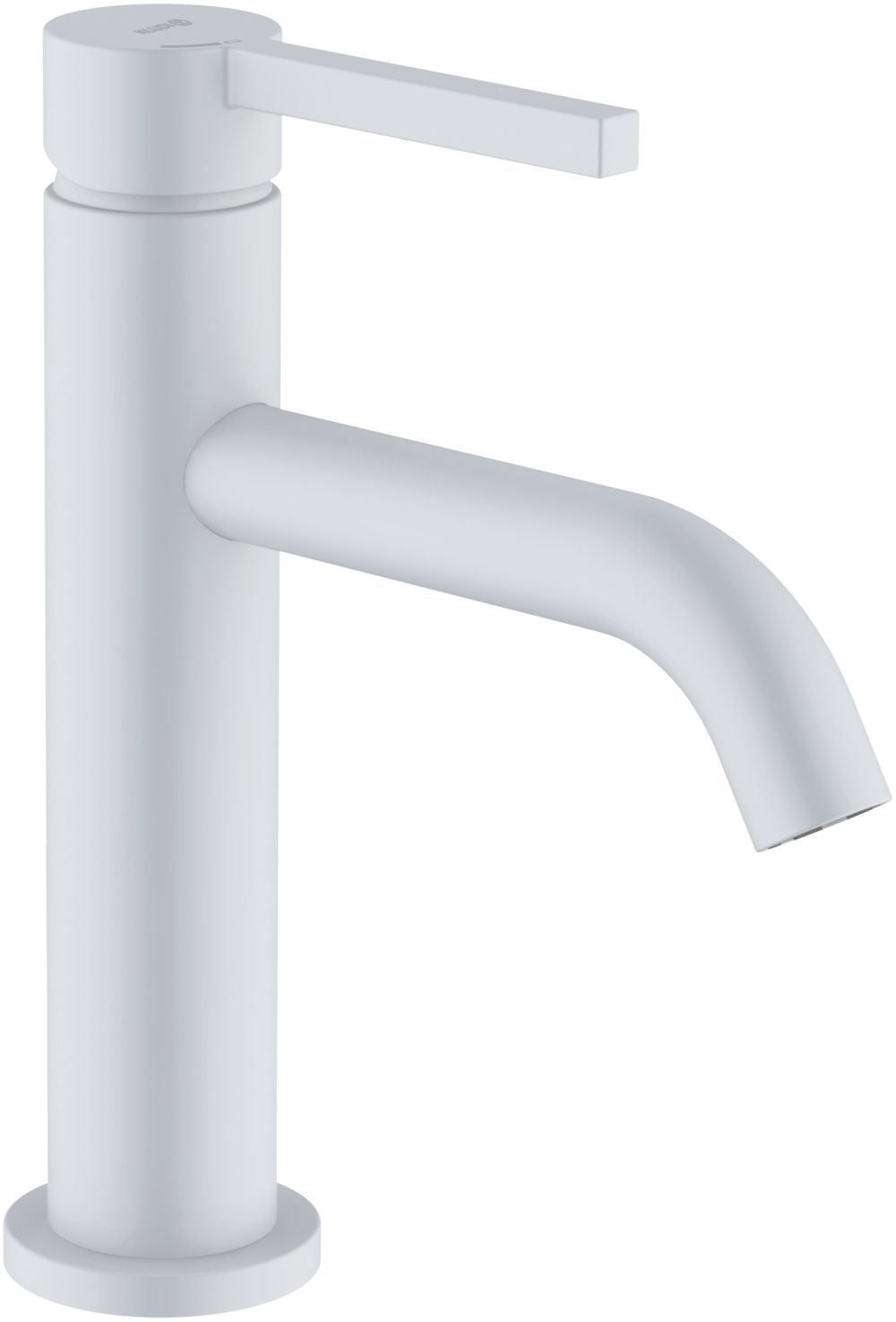 Kludi Nova Fonte Pura bateria umywalkowa stojąca biały mat 202895315