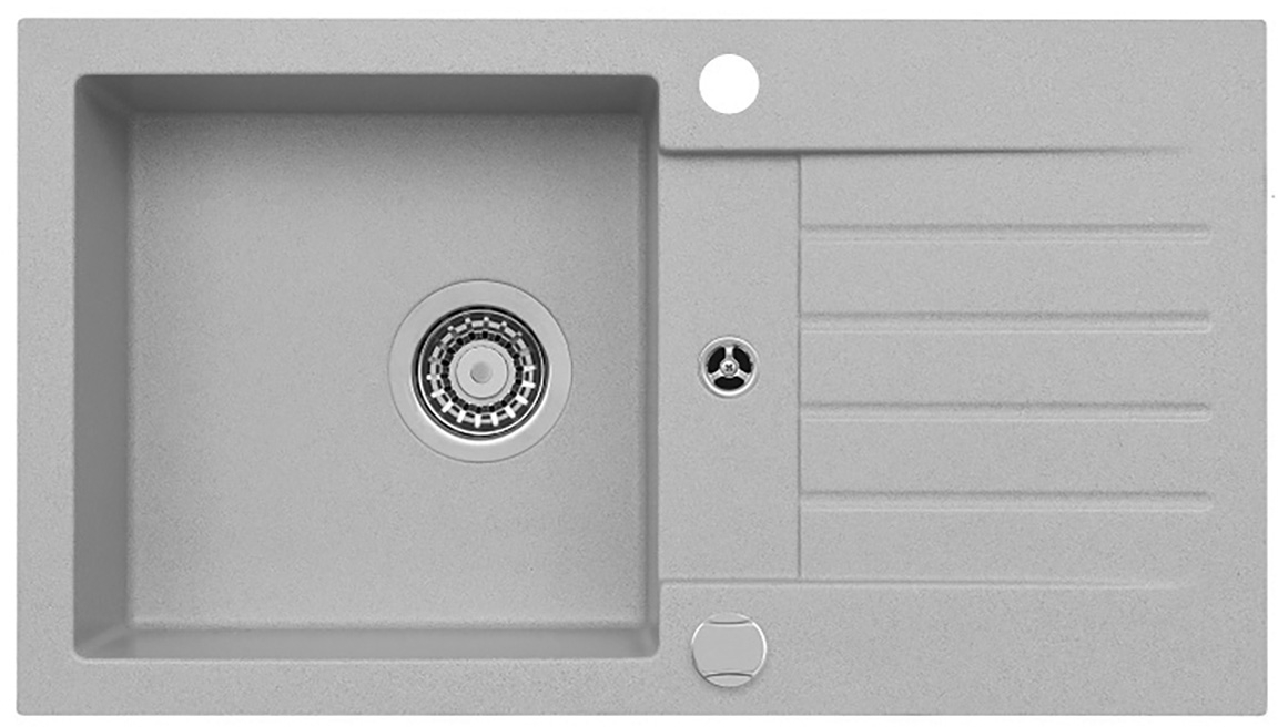 Genesis Amaro 130 zlewozmywak 75x42 cm granitowy beton 9923381