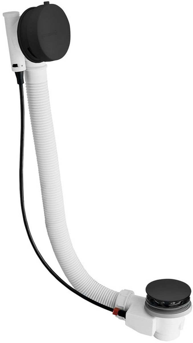 Polysan syfon do wanny czarny mat 71681B