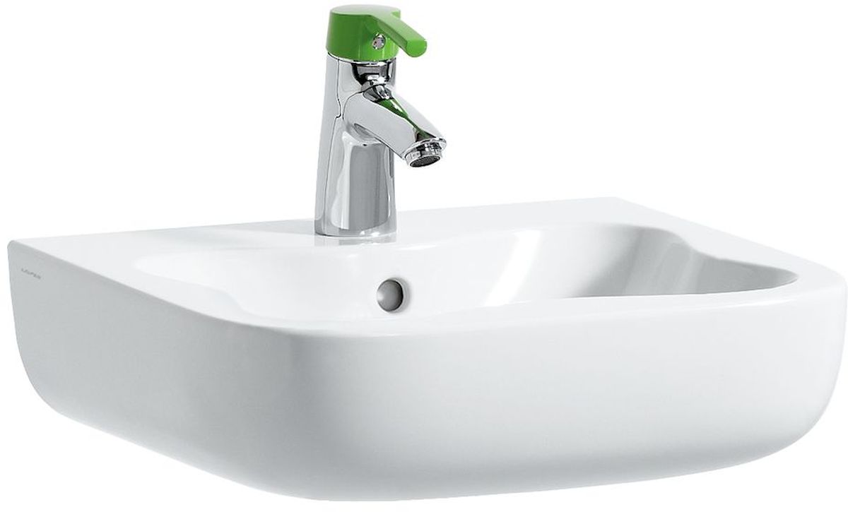 Laufen Florakids umywalka 45x41 cm ścienna półokrągła biała H8150310001041