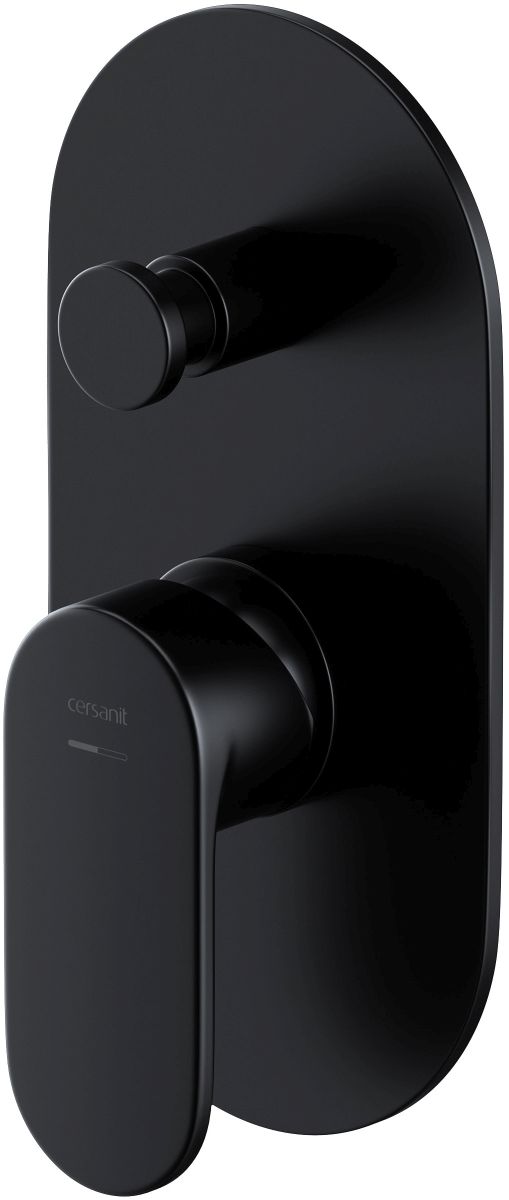 Cersanit Crea bateria wannowo-prysznicowa podtynkowa czarna S951-322