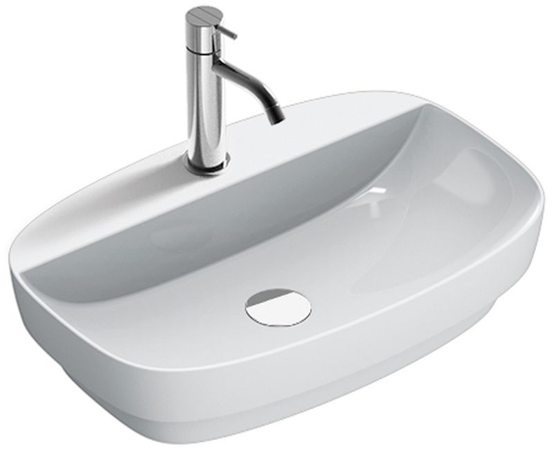 Catalano Green umywalka 60x40 cm owalna wpuszczana-nablatowa biała 0625601001 - Wysyłka w 24h