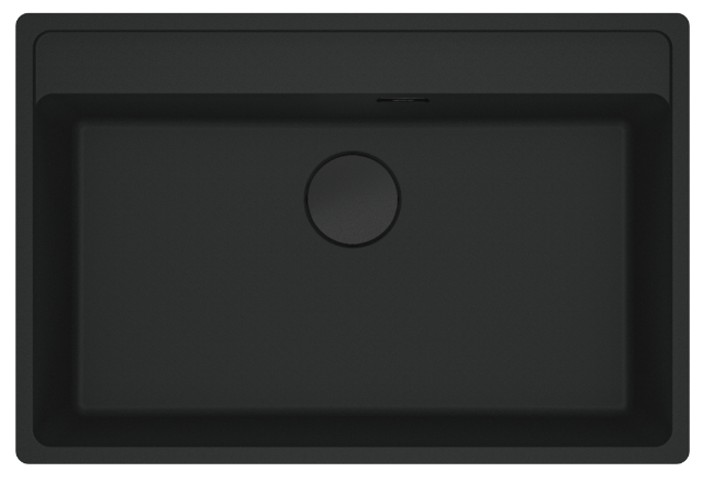 Franke Maris zlewozmywak granitowy 76x51 cm czarny 114.0693.514
