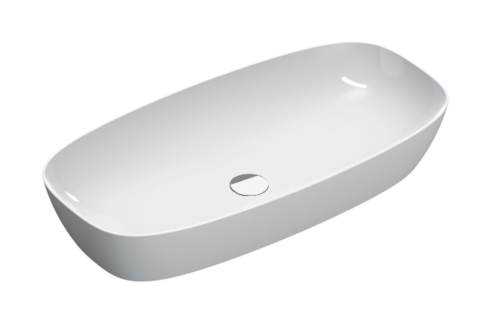 Catalano Green umywalka 80x40 cm owalna nablatowa biała 0622800001
