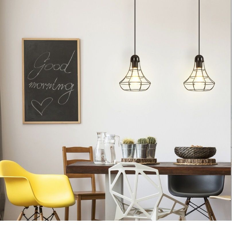 Rabalux Ramsey lampa wisząca 1x60 W czarna 4649