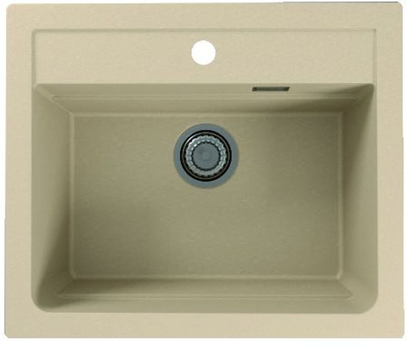 Alveus Atrox zlewozmywak granitowy 59x50 cm beżowy 1131993