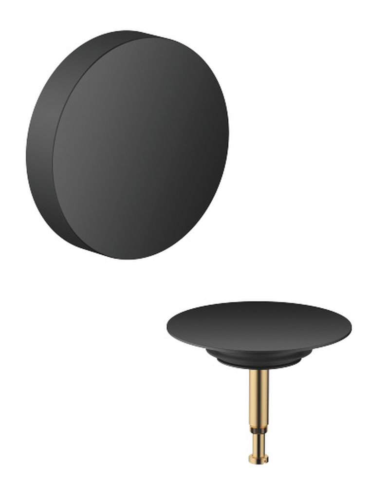 Dornbracht zestaw wykończeniowy syfonu wannowego czarny mat 36243970-33