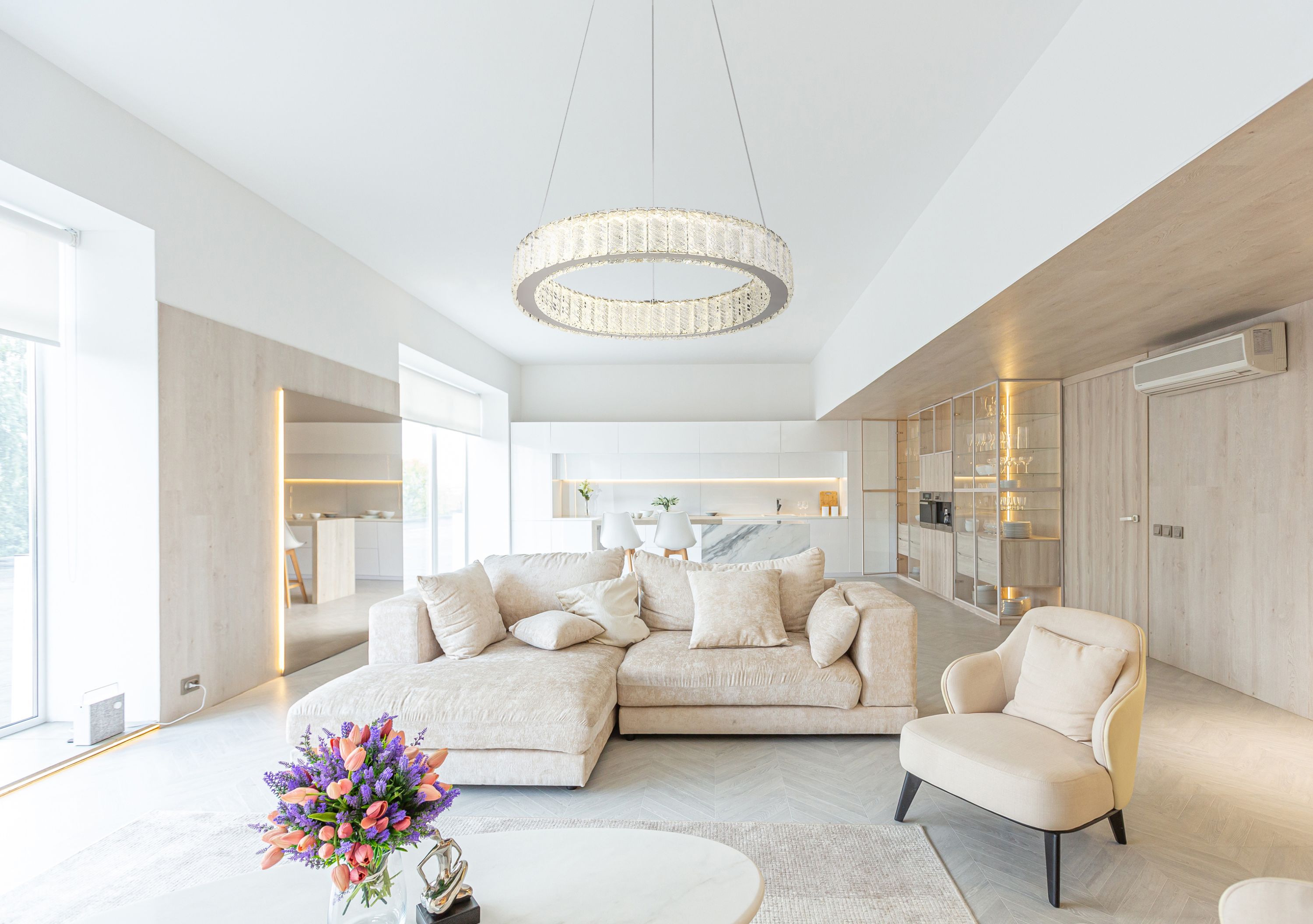 Globo Lighting Mucky lampa wisząca 1x50W chrom/kryształ 67162-50