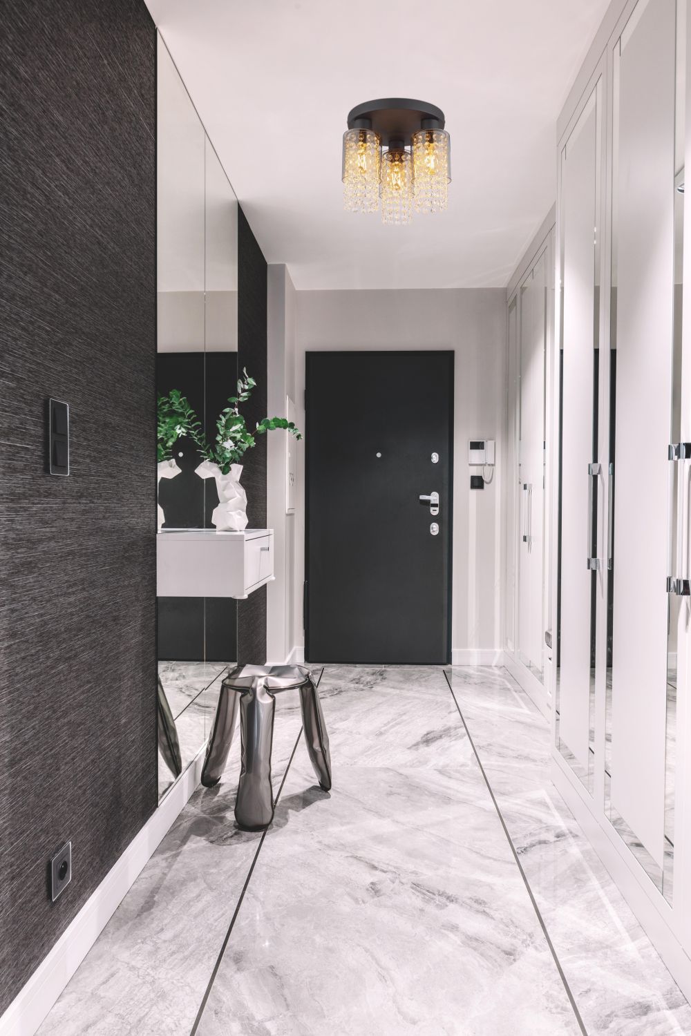 Globo Lighting Backey lampa podsufitowa 3x40W czarny mat/przydymiony 15799-3D