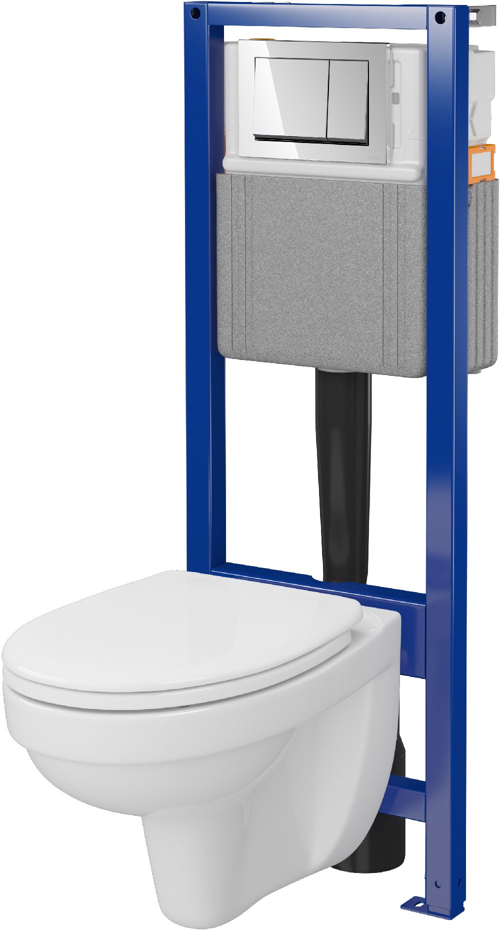 Mito Cersania zestaw miska z deską i stelaż z przyciskiem S701-824