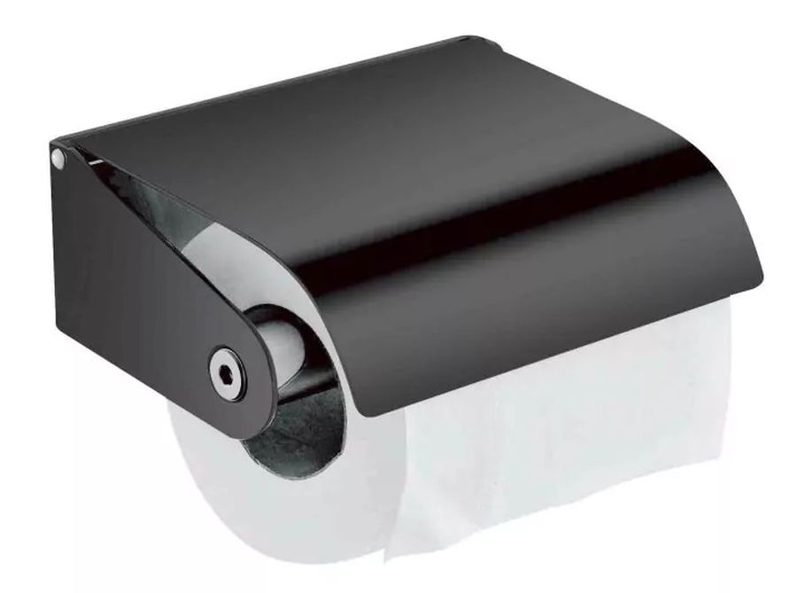 Stella uchwyt na papier toaletowy czarny mat 21.005-B