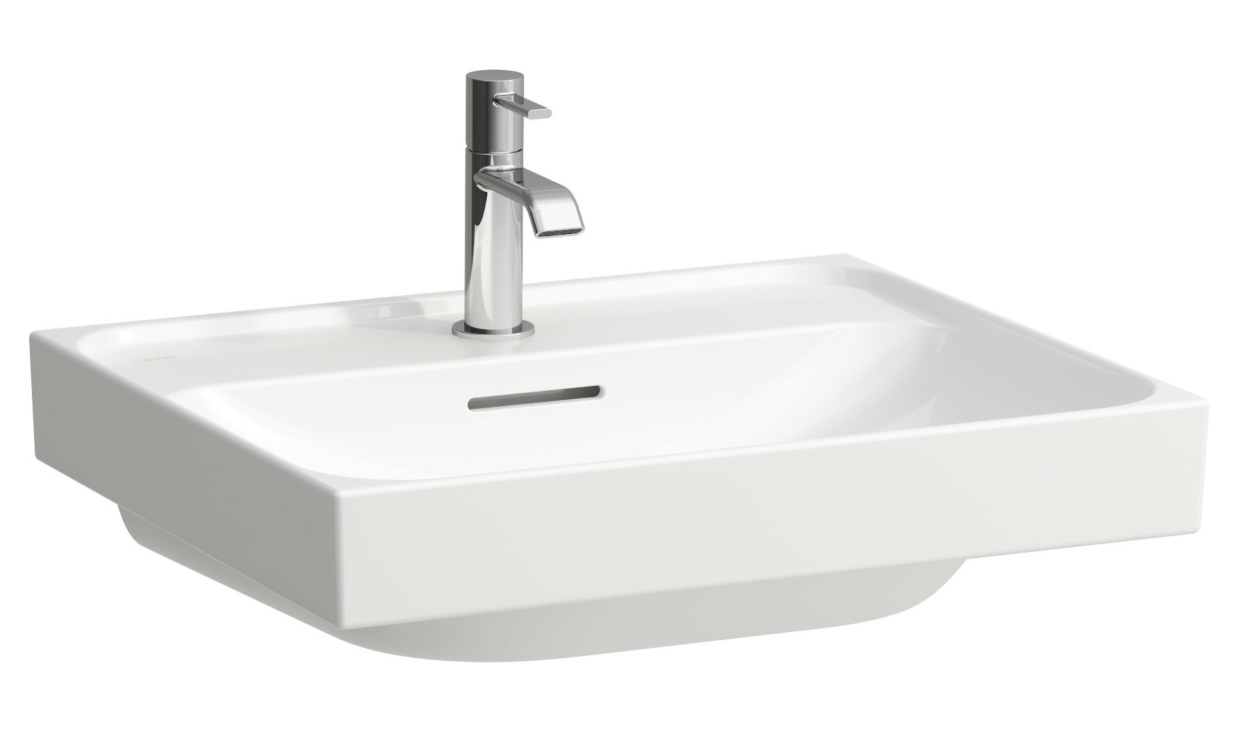 Laufen Meda umywalka 55x46 cm prostokątna ścienna biała H8161124001041