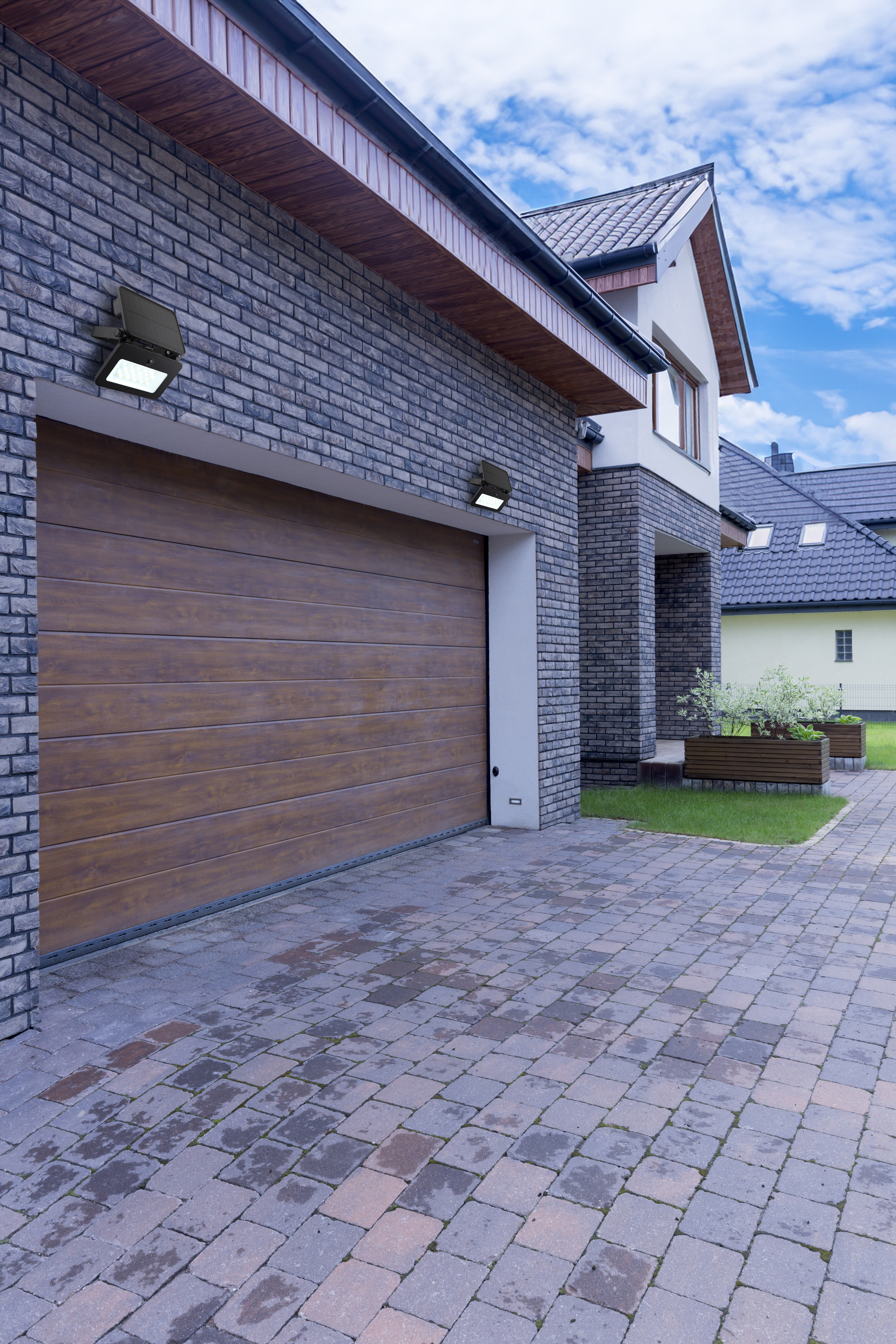 Globo Lighting Solar kinkiet solarny 1x8 W czarny 36504