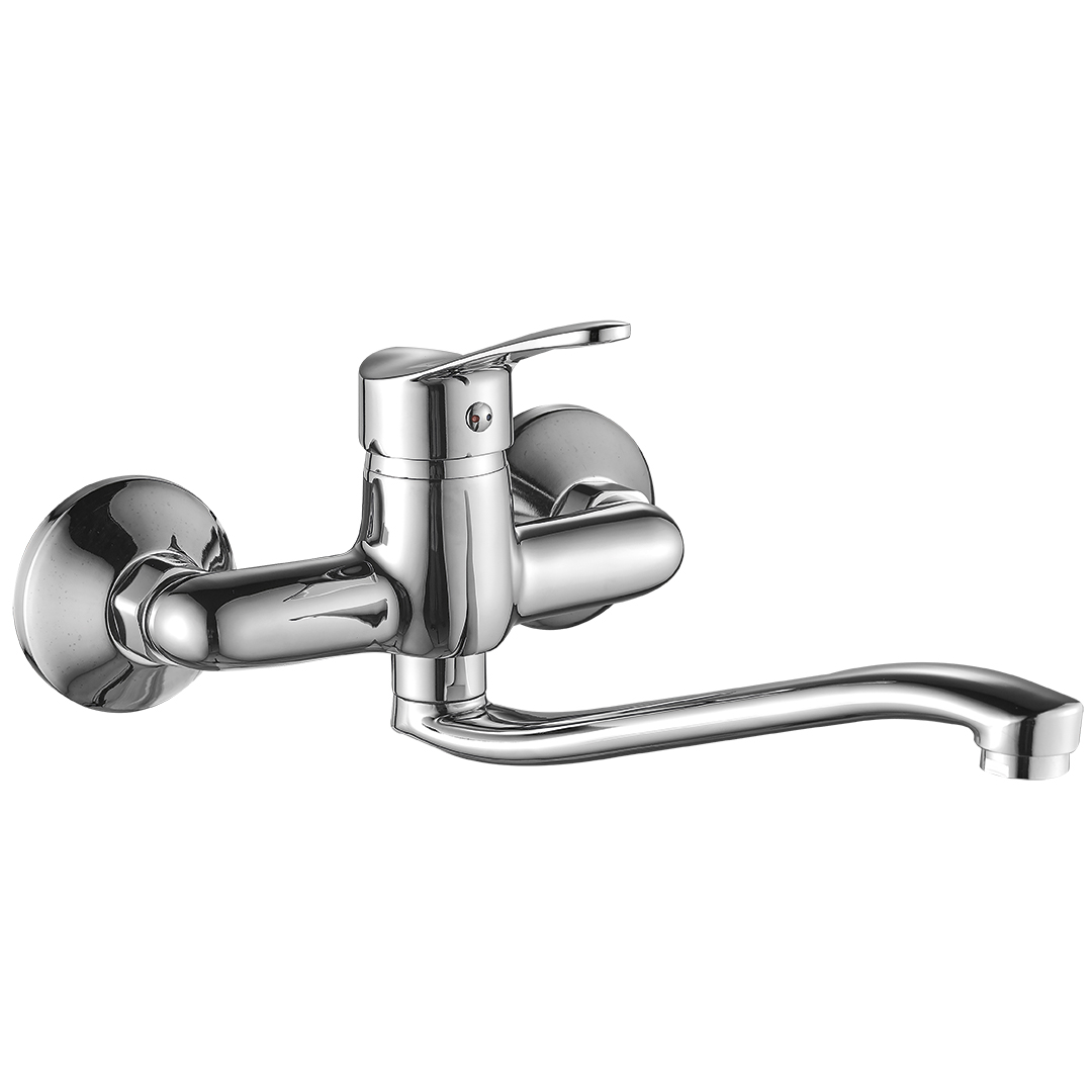 Kuchinox Tibi bateria kuchenna ścienna chrom BQY080D