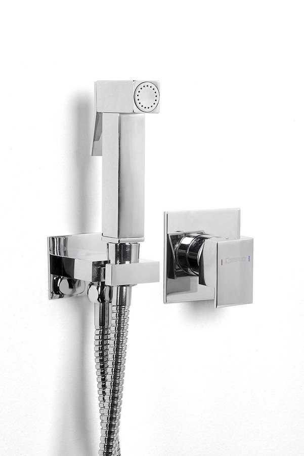 Sapho Latus bateria bidetowa podtynkowa chrom 1102-40